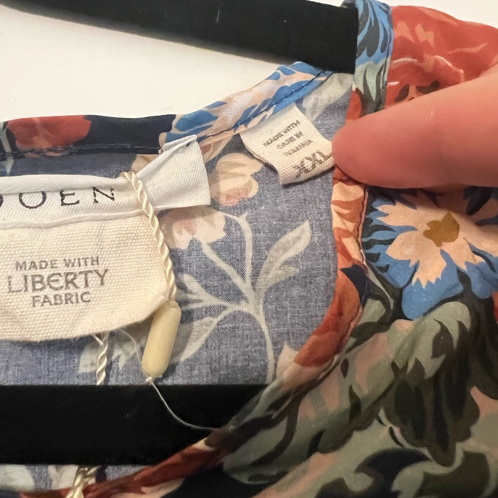 NWT Dôen x Liberty Fabric Lyric Dress sz XXL - Picture 8 of 11